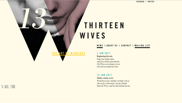 Asymmetric Web Design Layout